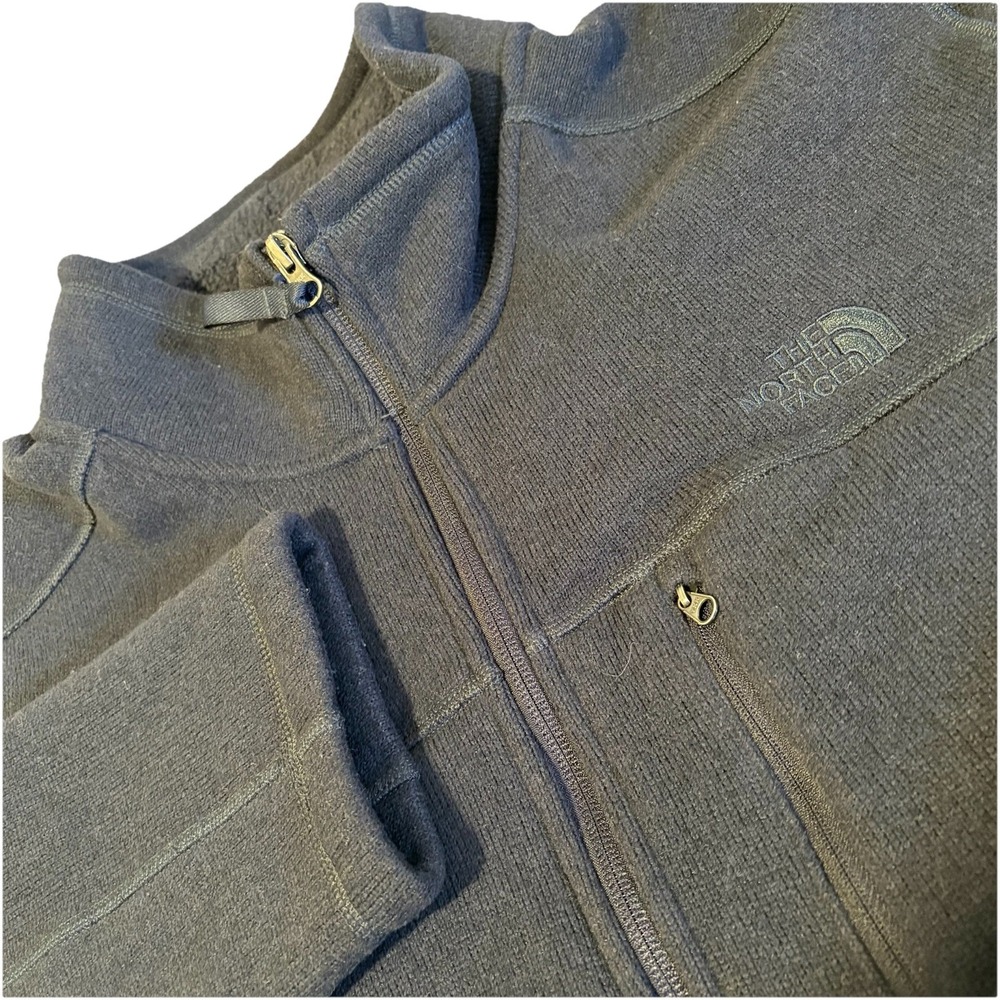 North Face Gordon Lyons Full Zip‎ Classic Jacket Mens XL Navy Fleece NF0A5J2B